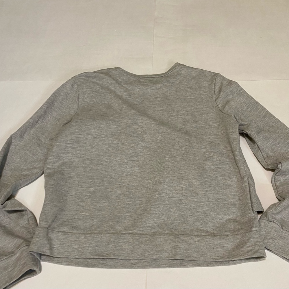 ❤️love, Fire Gray Ruffled Sweatshirt - Picture 11 of 11